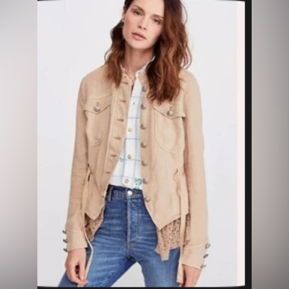 Free People Jackets & Blazers - Free People Emilia Military Jacket  NWT
